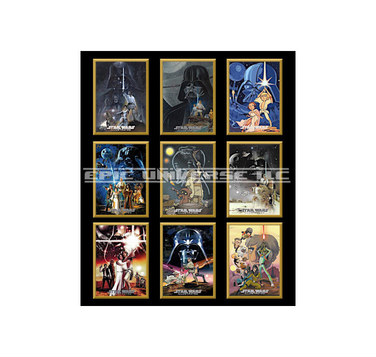 Thumbnail: Custom Made 1-Inch 2013 Star Wars Illustrated A New Hope Trading Card Binder