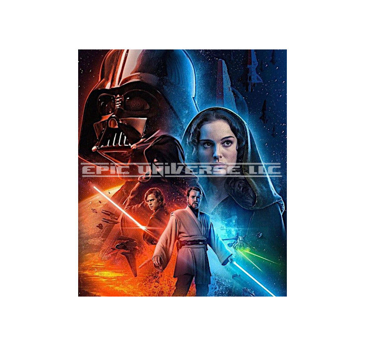 Thumbnail: Custom Made 1-Inch 2005 Star Wars Revenge of the Sith Widevision Album Binder
