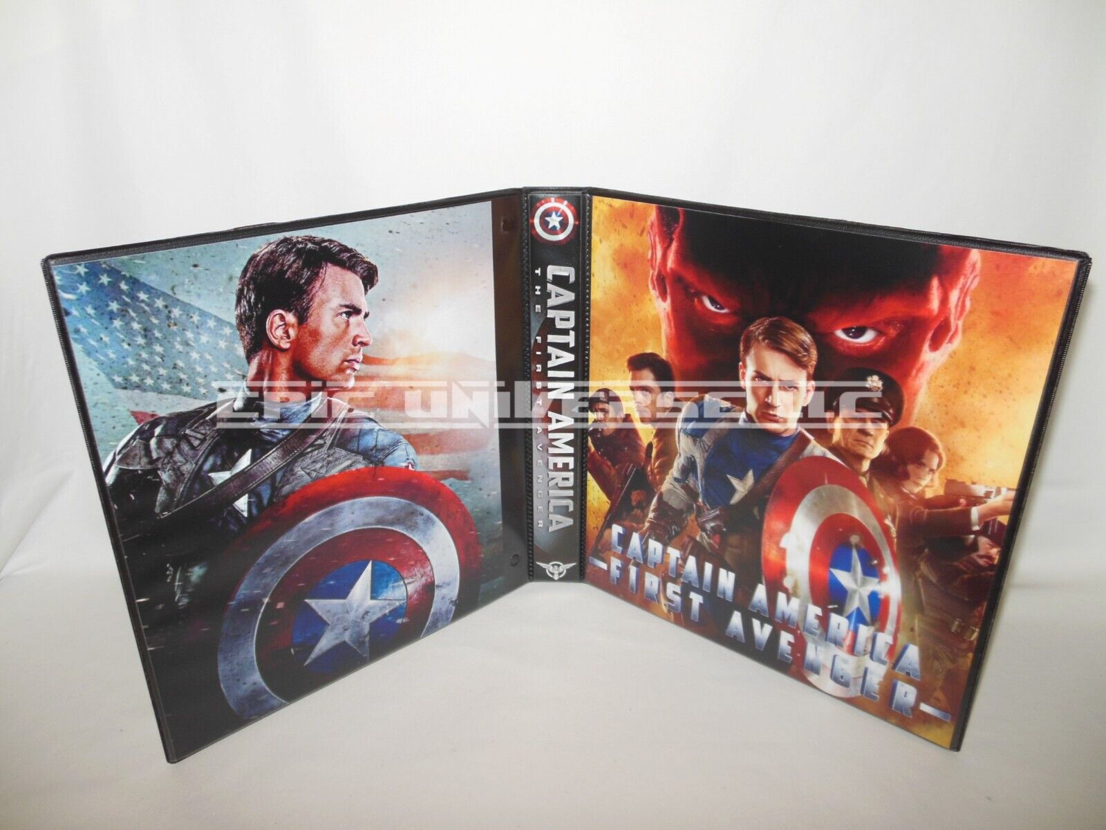 Custom Made 1-Inch 2011 Captain America First Avenger Trading Card Album