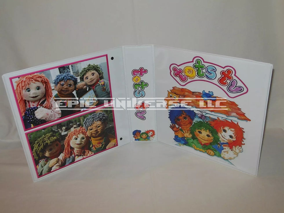 Custom Made 2-Inch TOTS TV Show Collector's Album Binder