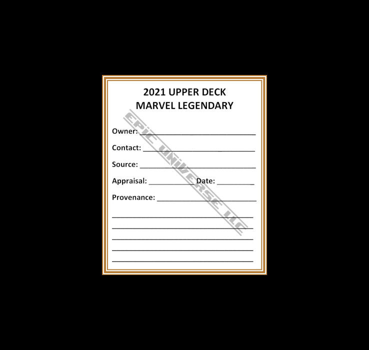 Thumbnail: Custom Made 3-Inch 2021 Marvel Legendary Trading Card Album Binder