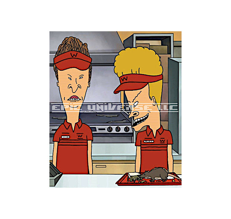 Thumbnail: Custom Made 1-Inch 1994 Beavis and Butt-Head Trading Card Album Binder