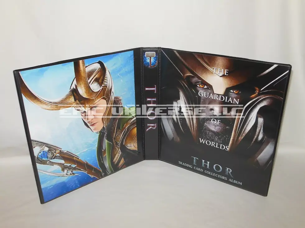 Custom Made 1-Inch 2011 Thor Trading Card Album Binder