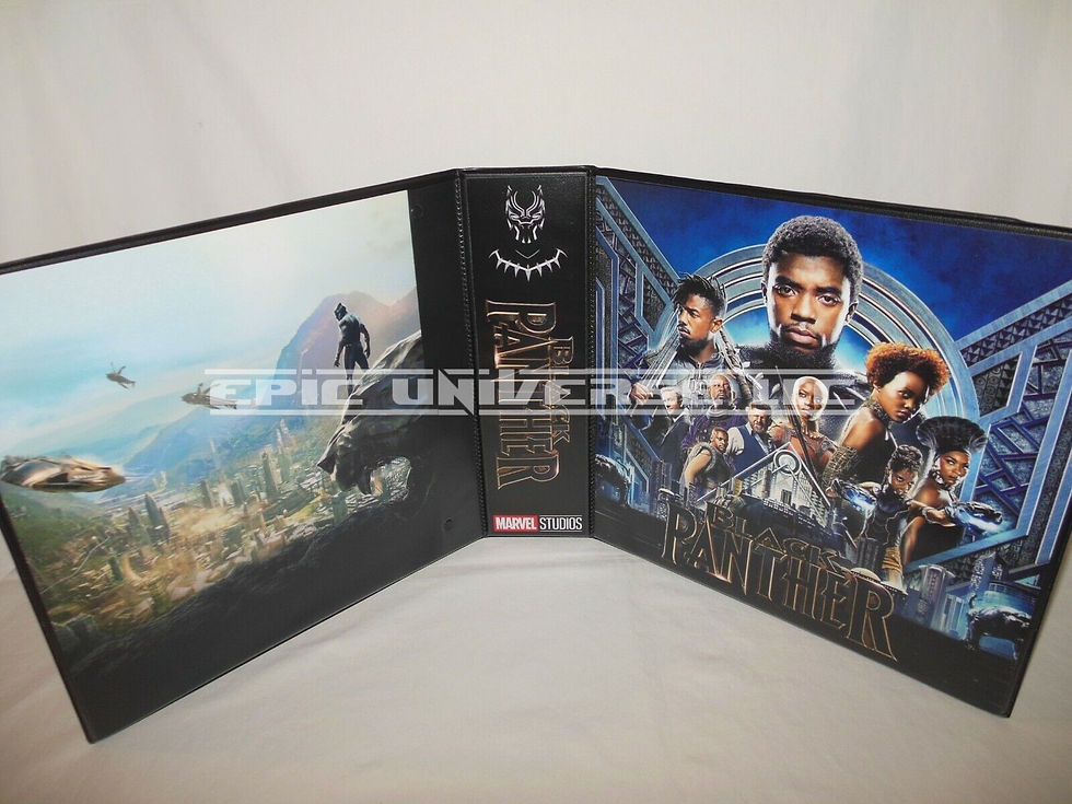Custom Made 2-Inch 2018 Black Panther Trading Card Binder