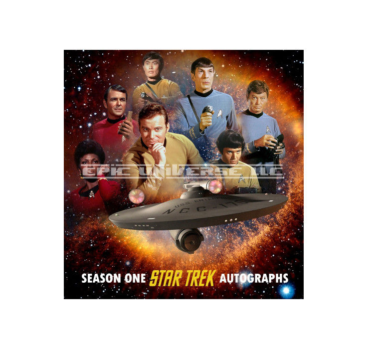 Thumbnail: Custom Made 2-Inch Star Trek Season 1 Autographs Collector's Album Binder