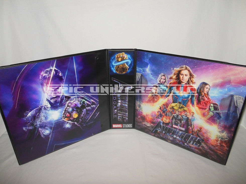 Custom Made 2-Inch 2020 Avengers Endgame Trading Card Binder