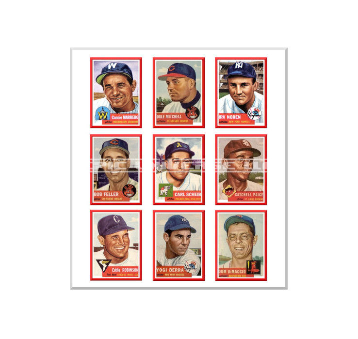 Thumbnail: Custom Made 3-Inch 1953 Topps Baseball Trading Card Album Binder