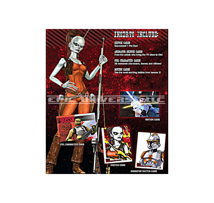 Thumbnail: Custom Made 1-Inch 2010 Star Wars Rise of the Bounty Hunters Album Binder