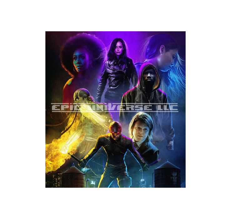 Thumbnail: Custom Made 2-Inch 2018 The Defenders Trading Card Album Binder