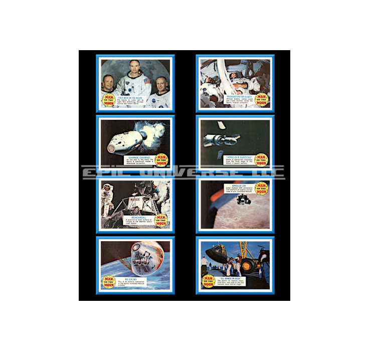 Thumbnail: Custom Made 1-Inch 1970 Man On The Moon Trading Card Album Binder