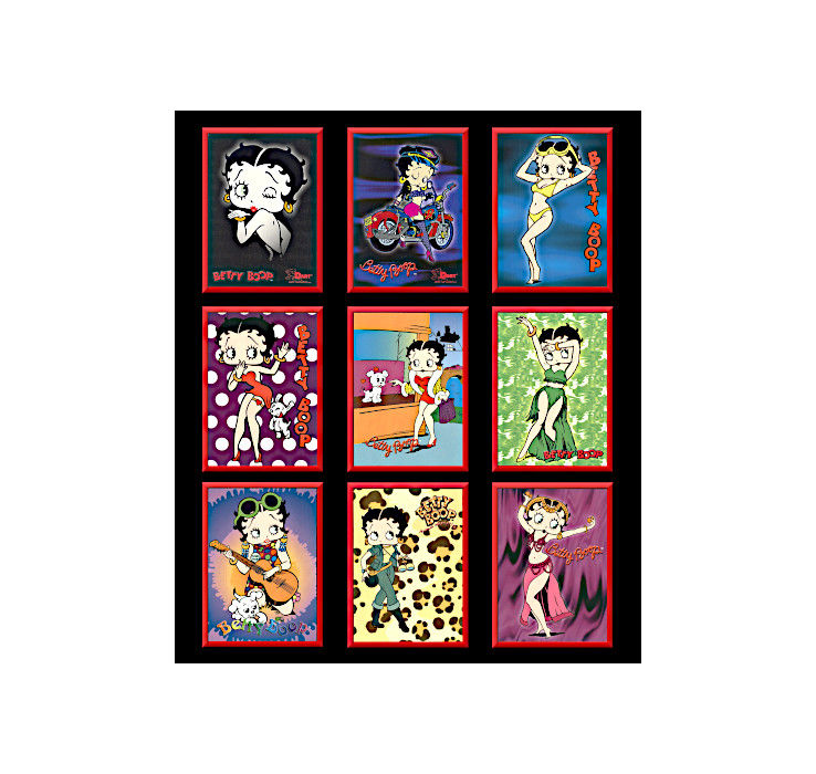Thumbnail: Custom Made 1-Inch 2001 Betty Boop Trading Card Album Binder