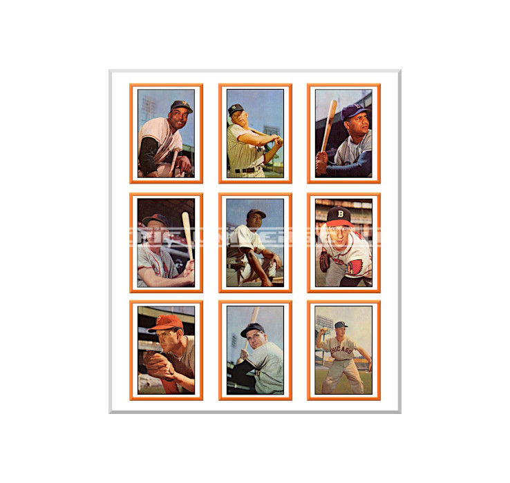 Thumbnail: Custom Made 1-Inch 1953 Bowman Baseball Trading Card Album Binder