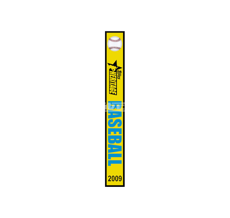 Thumbnail: Custom Made 1-Inch 2009 Topps Heritage Baseball Trading Card Album Binder