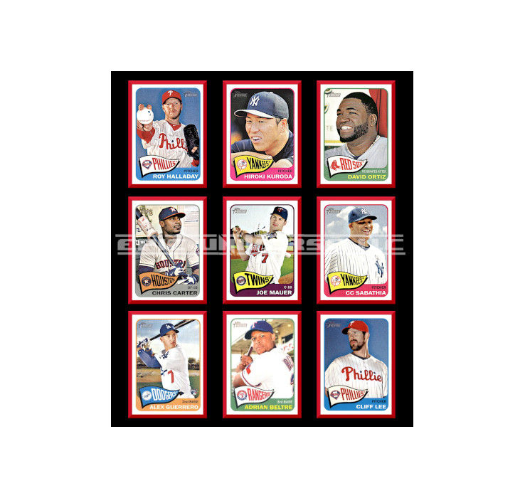 Thumbnail: Custom Made 1-Inch 2014 Topps Heritage Baseball Trading Card Album Binder