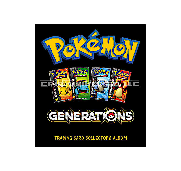 Thumbnail: Custom Made 1-Inch 2016 Pokemon Generations Trading Card Album Binder