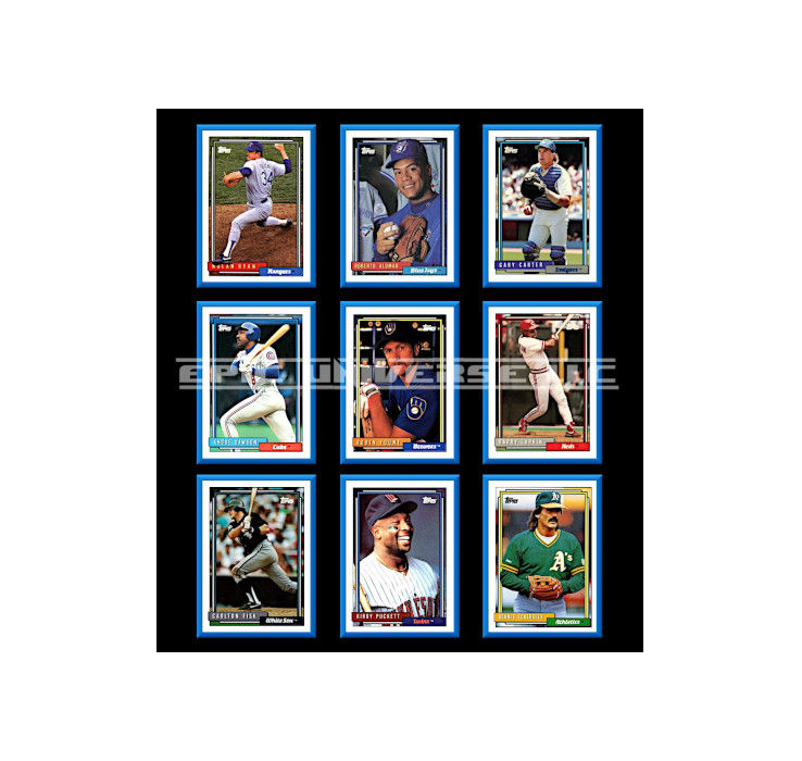 Thumbnail: Custom Made 3-Inch 1992 Topps Baseball Trading Card Album Binder