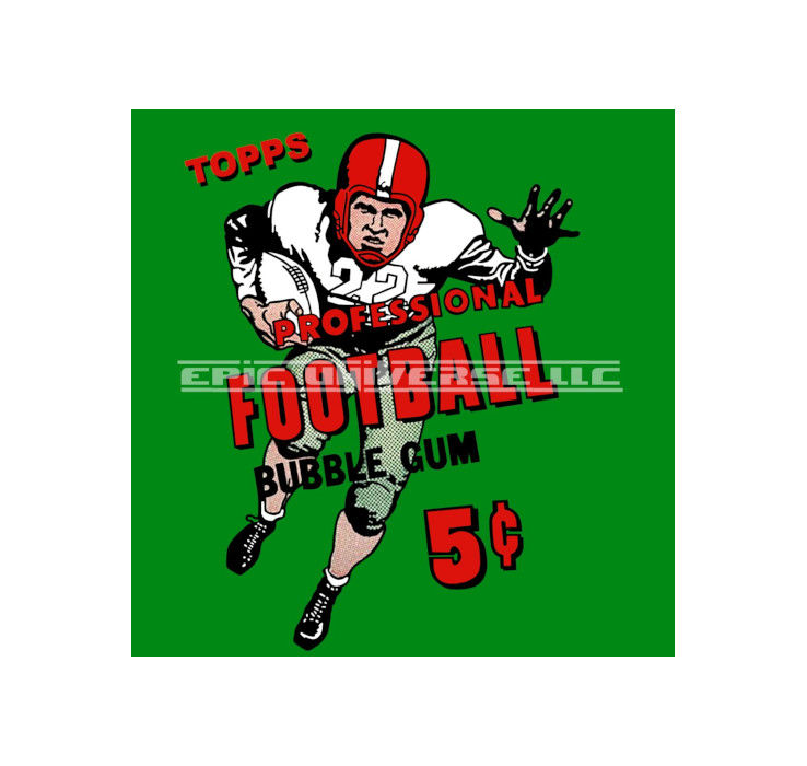 Thumbnail: 2-Inch 1956 Topps Pro Football Trading Card Front Album Binder Cover.