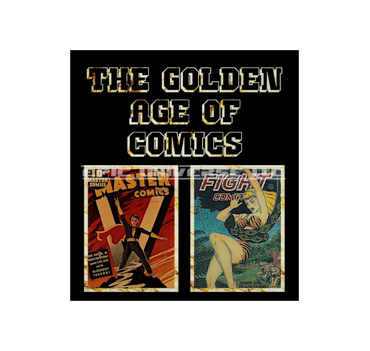 Thumbnail: Custom Made 1-Inch 1995 The Golden Age of Comics Trading Card Album Binder