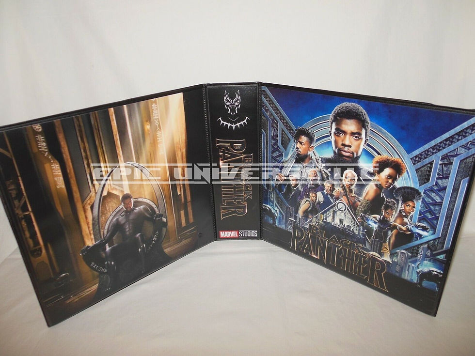 Custom Made 2-Inch 2018 Black Panther Trading Card Binder