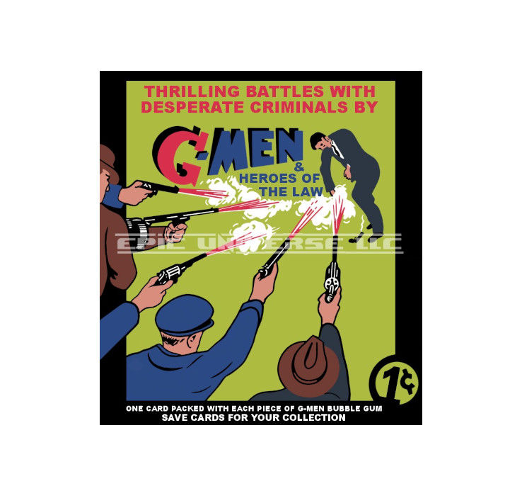 Thumbnail: Custom Made 1-Inch 1935-1936 G-Men & Heroes Of The Law Trading Card Album Binder