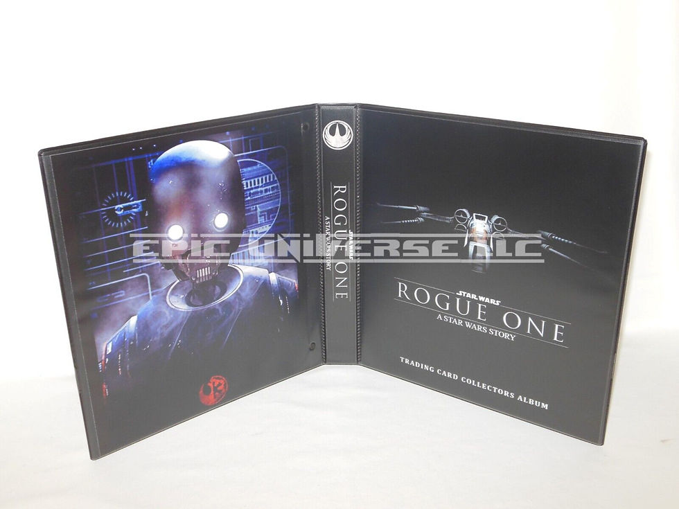 Custom Made 1-Inch 2018 Star Wars Rogue One Trading Card Album Binder