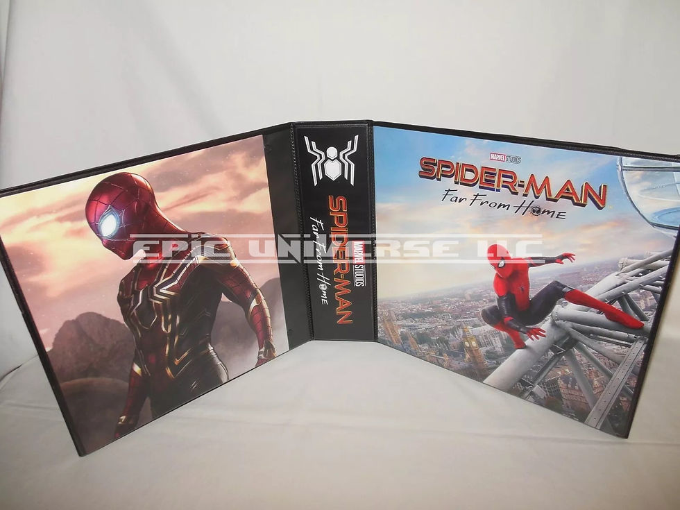 Custom Made 3-Inch 2019 Spider-Man Far From Home Trading Card Album Binder