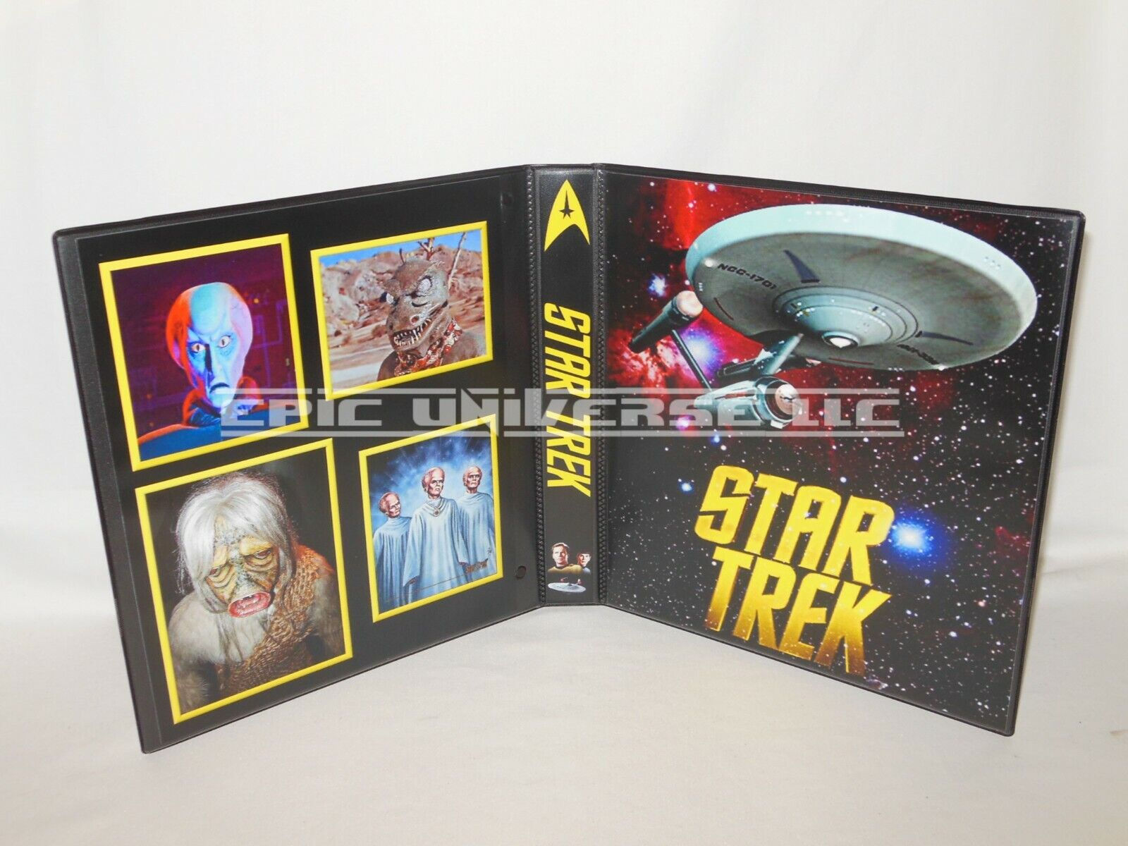 Custom Made 1-Inch Star Trek Collector's Album Binder