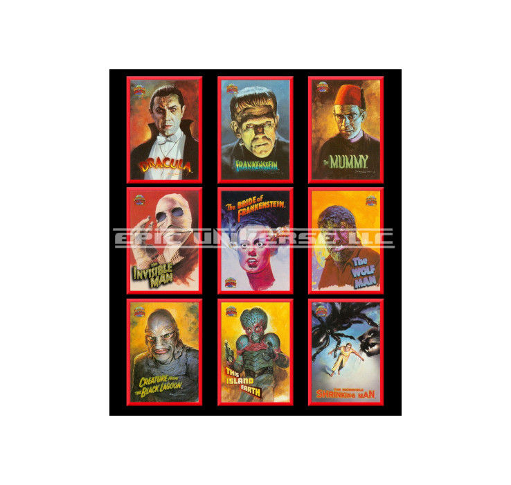 Thumbnail: Custom Made 1-Inch 1994 Universal Monsters Illustrated Trading Card Album Binder