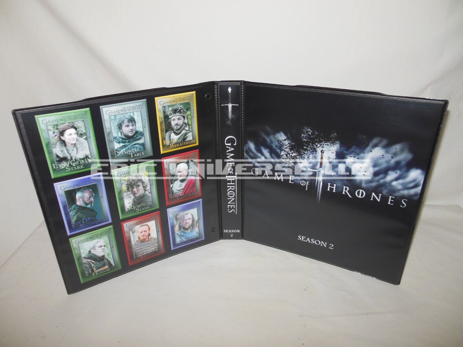 Custom Made 1-Inch 2013 Game Of Thrones Season 2 Trading Card Album Binder