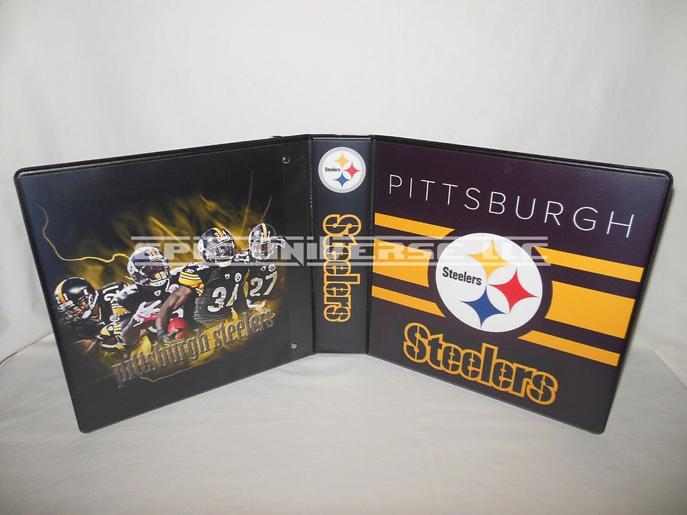2-Inch Pittsburgh Steelers Football Collector's Album Binder.