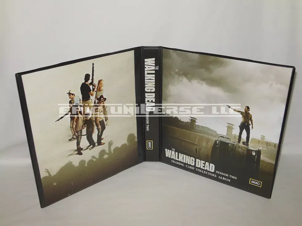 Custom Made 1-Inch 2011 The Walking Dead Season 2 Trading Card Album Binder