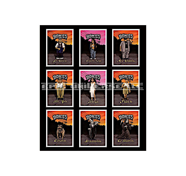 Thumbnail: Custom Made 1-Inch 2004 Homies Trading Card Album Binder
