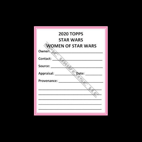 Thumbnail: Custom Made 2-Inch 2020 Star Wars The Women of Star Wars Trading Card Binder