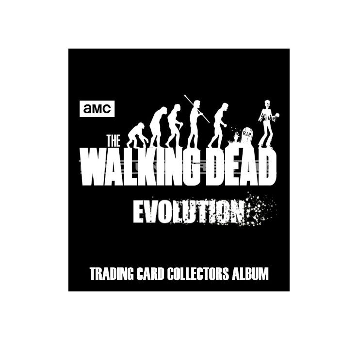 Thumbnail: Custom Made 1-Inch 2017 The Walking Dead Evolution Trading Card Album Binder