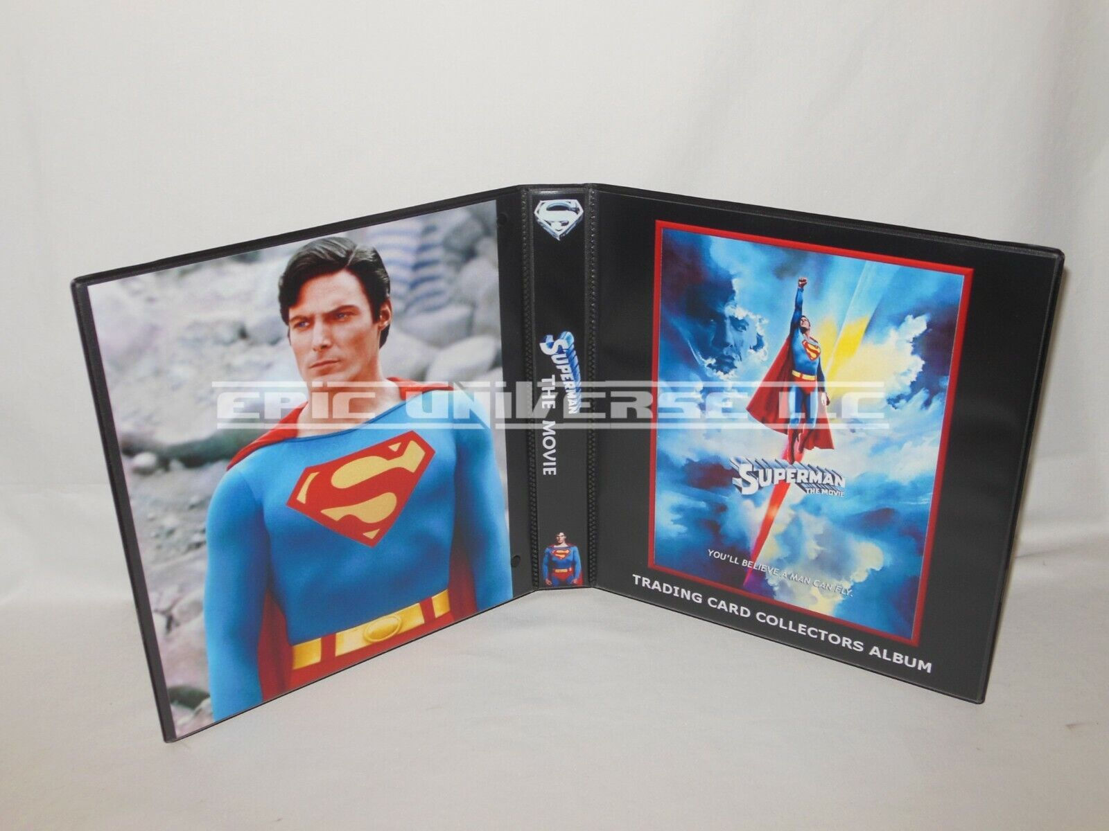 Custom Made 1-Inch 1978 Superman The Movie Trading Card Album Binder
