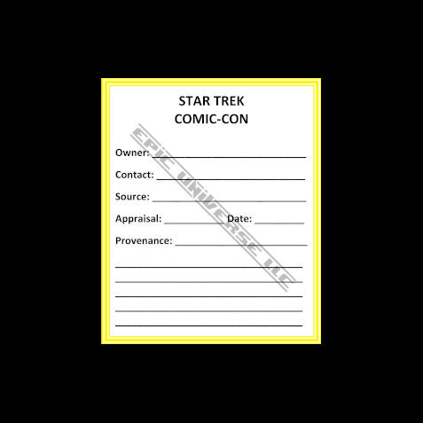 Thumbnail: Custom Made 2-Inch Star Trek Comic Con Collector's Album Binder