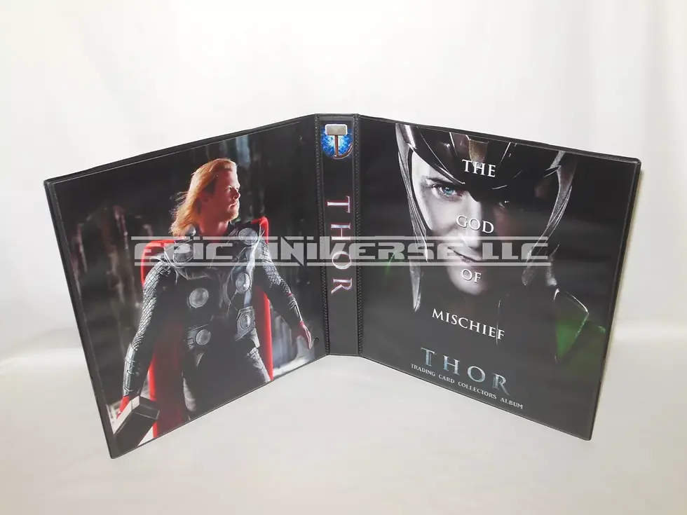 Custom Made 1-Inch 2011 Thor Trading Card Album Binder