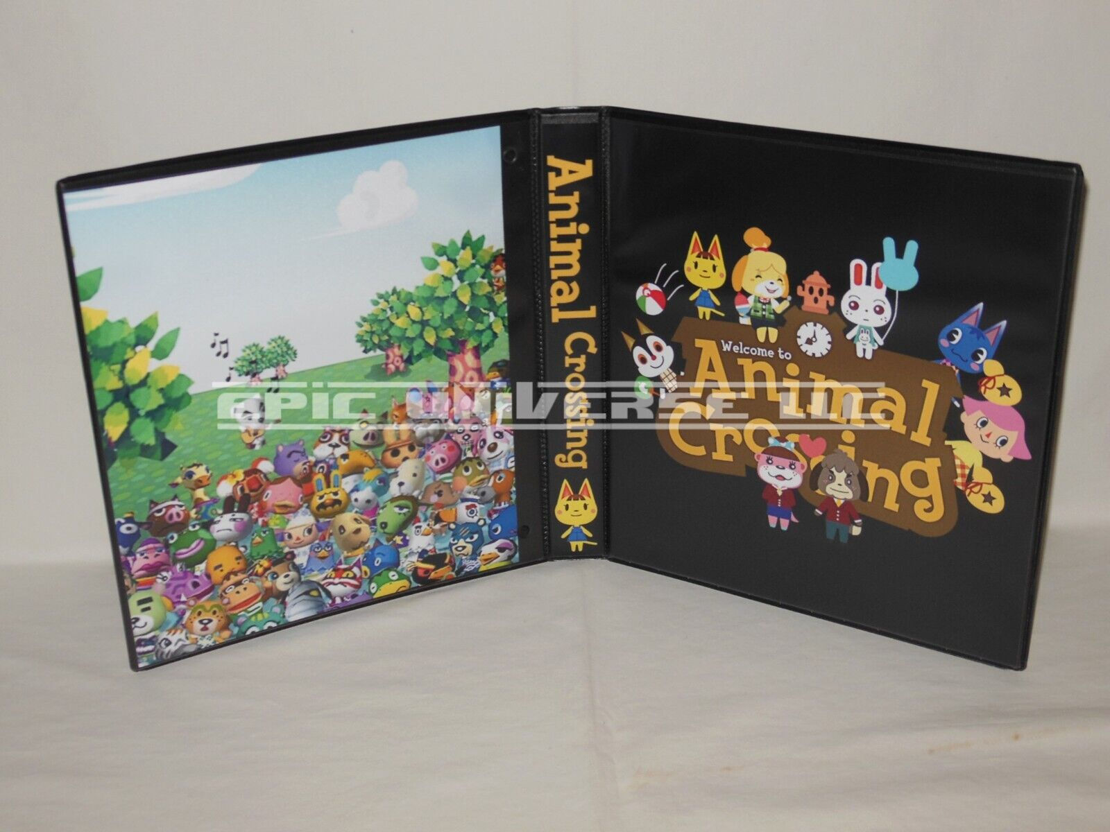 Custom Made 1-Inch 2015 Animal Crossing Trading Card Album Binder