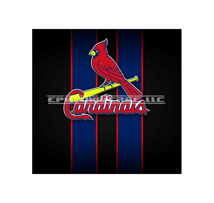 Thumbnail: 3-Inch St. Louis Cardinals Baseball Collector's Front Album Binder Cover.