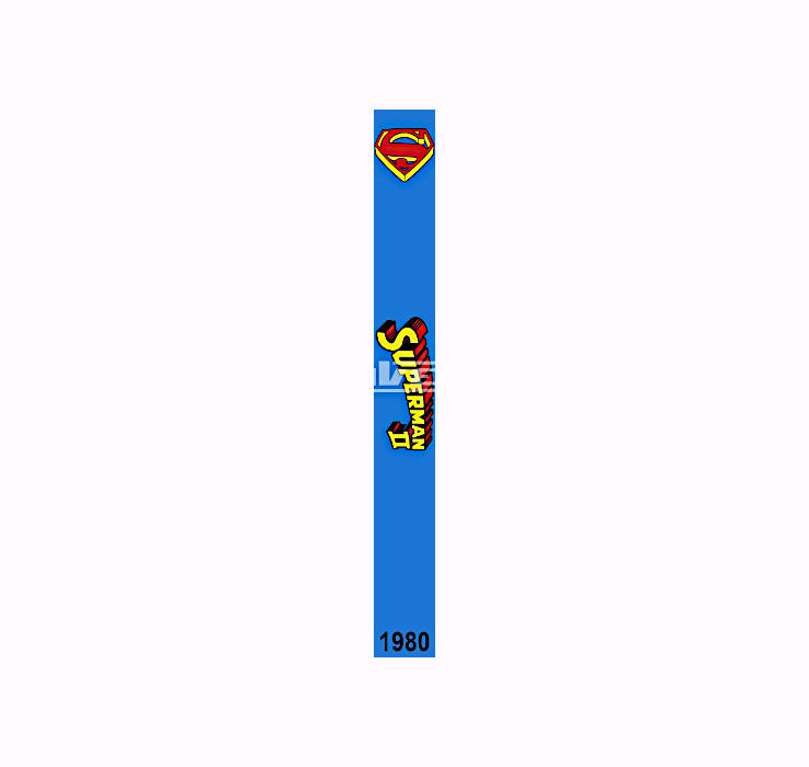 Thumbnail: Custom Made 1-Inch 1980 Superman II Trading Card Album Binder