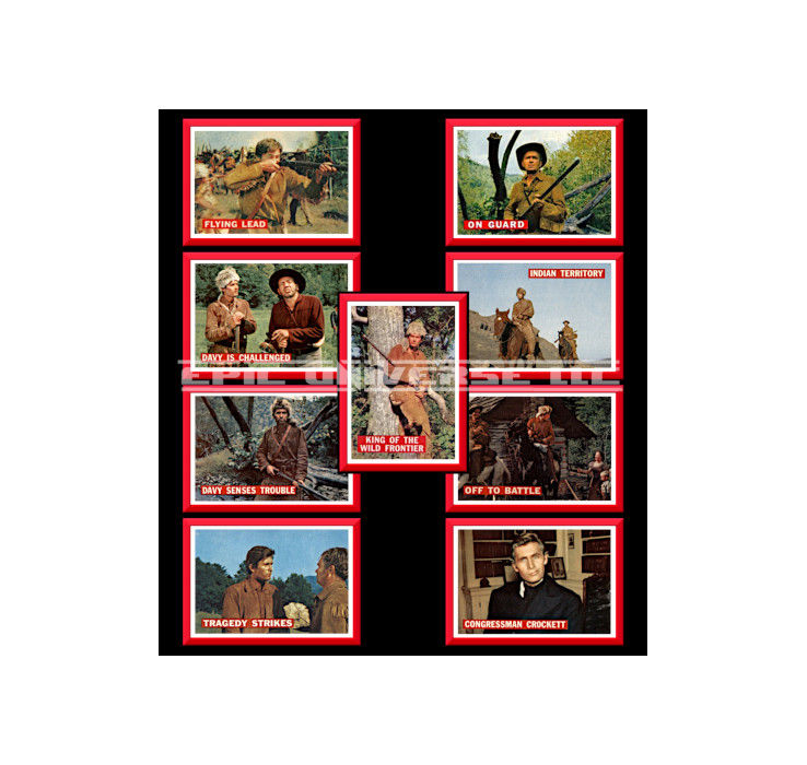 Thumbnail: Custom Made 2-Inch 1956 Davy Crockett Trading Card Album Binder