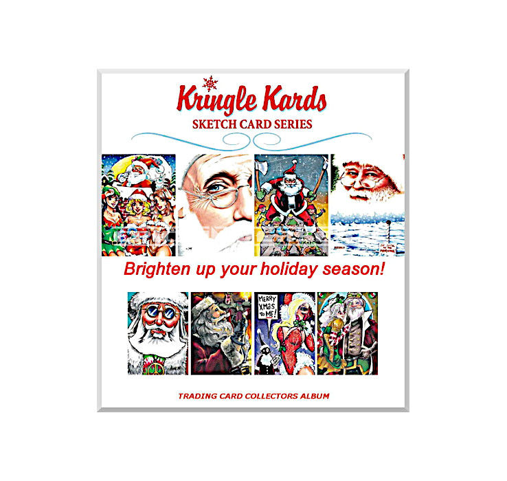 Thumbnail: Custom Made 1-Inch 2014 Kringle Kards Trading Card Album Binder
