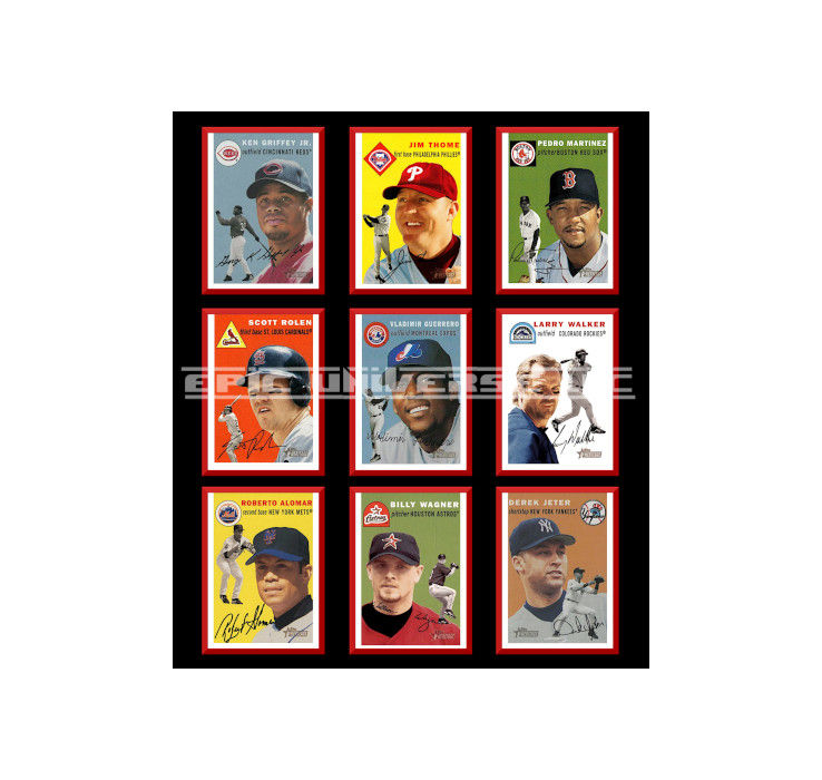 Thumbnail: Custom Made 1-Inch 2003 Topps Heritage Baseball Trading Card Album Binder