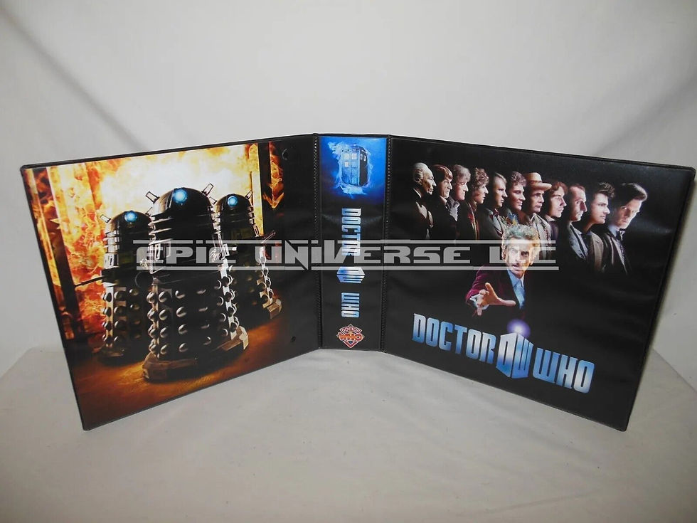 Custom Made 2-Inch Doctor Who Trading Card Album Binder