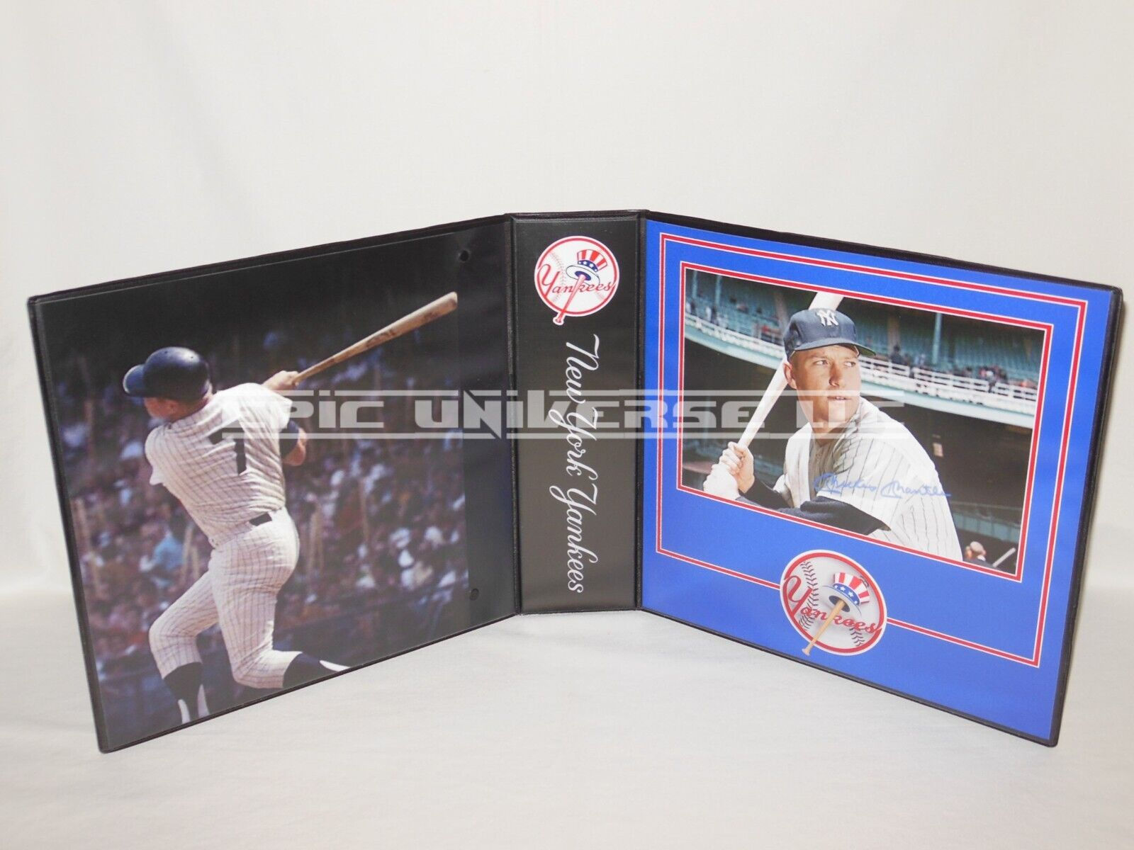 Custom Made 3-Inch Mickey Mantle Baseball Collector's Album Binder