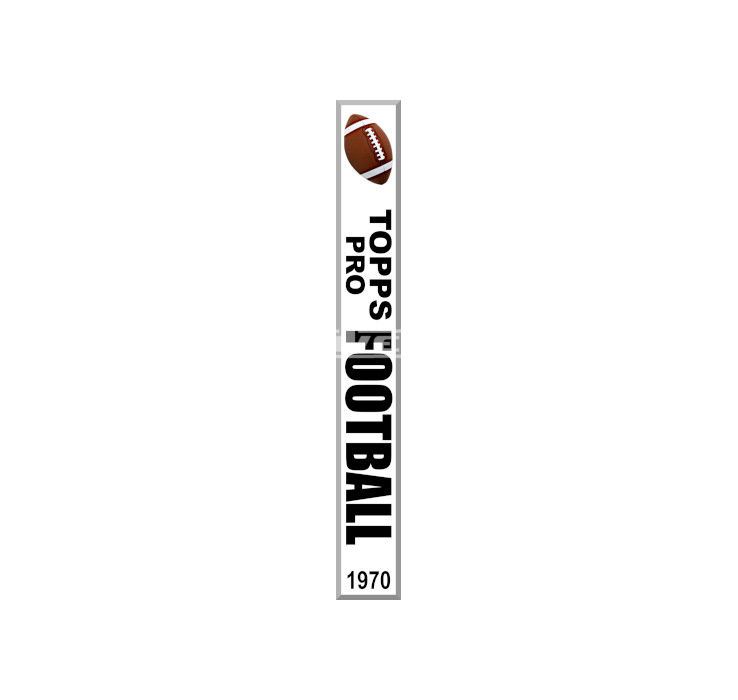 Thumbnail: Custom Made 1-Inch 1970 Topps Pro Football Trading Card Album Binder