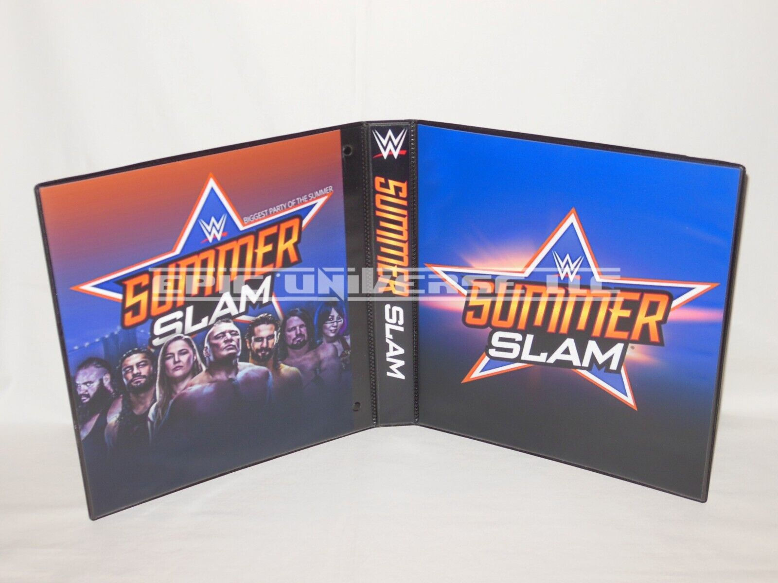 1-Inch WWF Summer Slam Wrestling Collector's Album Binder.