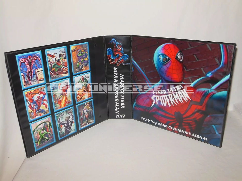 Custom Made 2-Inch 2017 Spider-Man Trading Card Album Binder