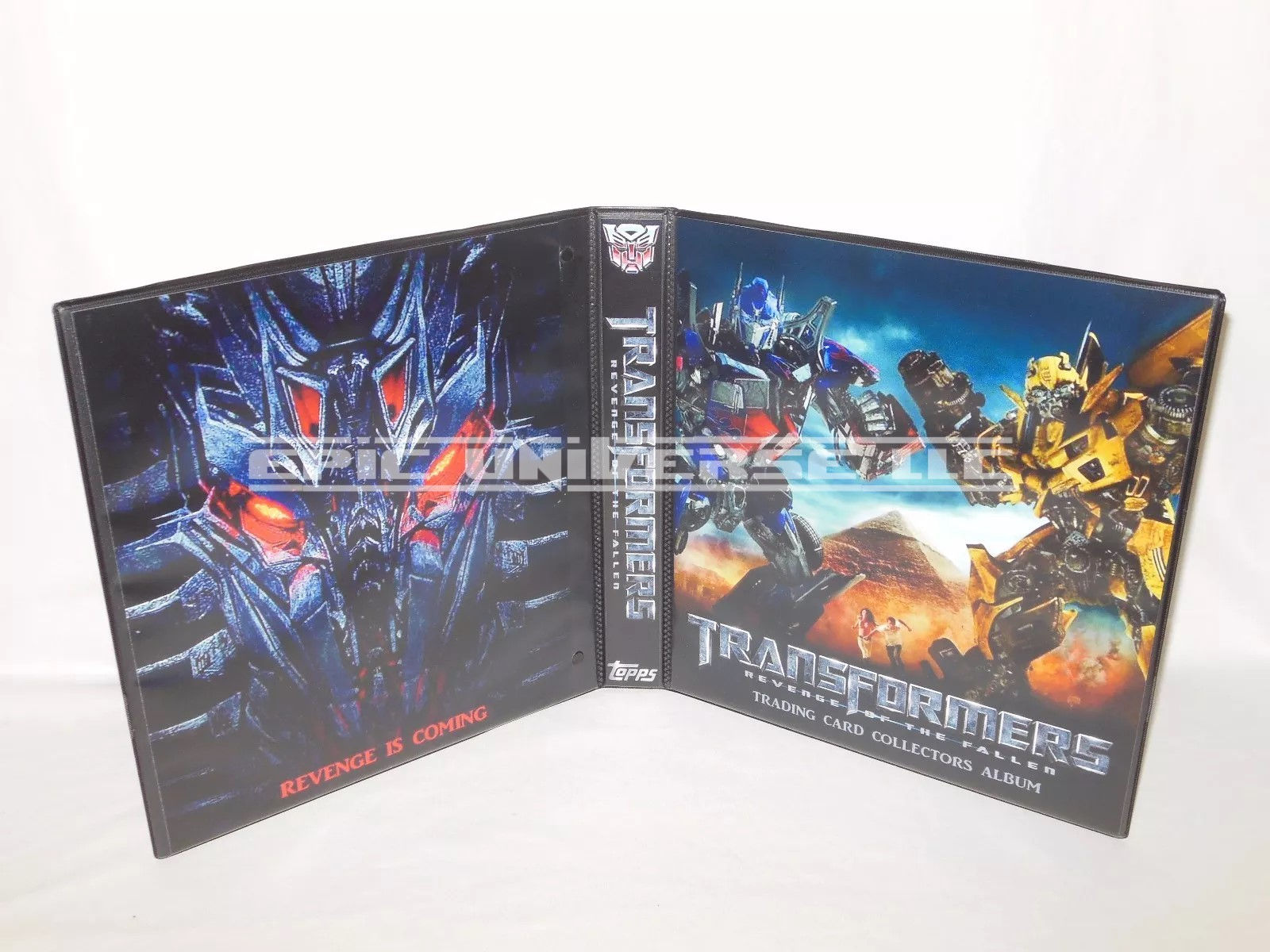 Custom Made 1-Inch 2009 Transformers Revenge of the Fallen Trading Card Binder