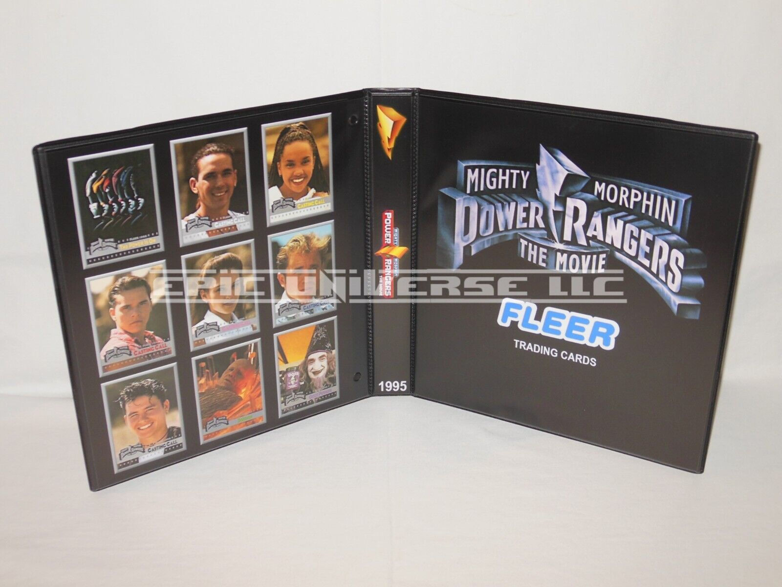 Custom Made 1-Inch 1995 Mighty Morphin Power Rangers Trading Card Binder